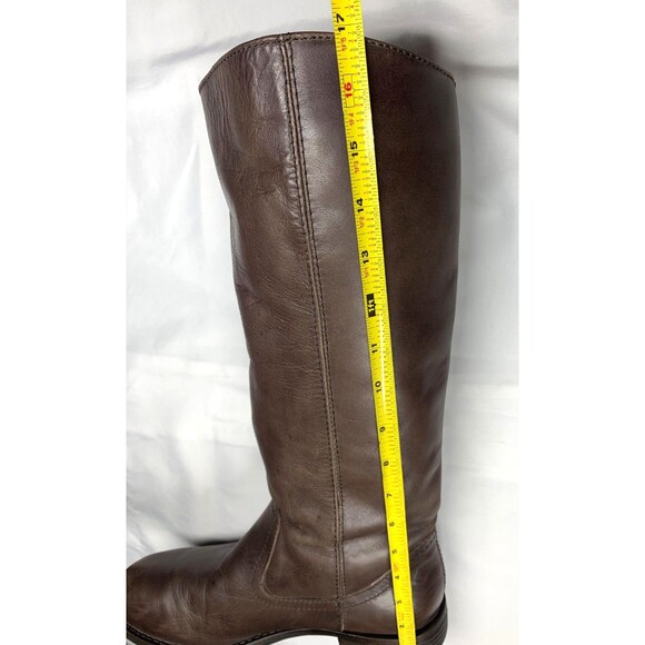 Kenneth Cole Reaction Leather Riding Boots Women Size 10M 'Tried and Tide' Brown - Picture 5 of 15